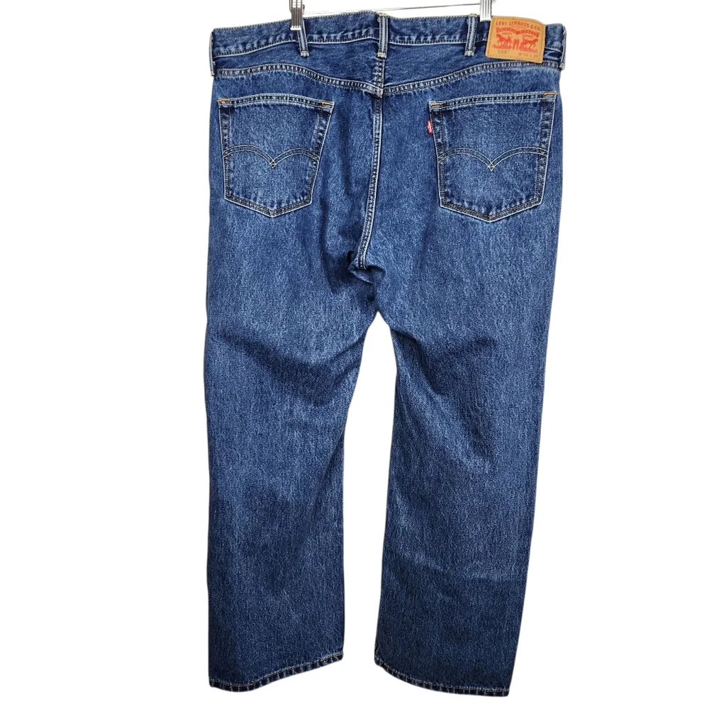 Levi's 559 Relaxed Fit Straight Leg Denim Blue Jeans Mens Size 42x30